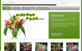 exoticflor.com website preview