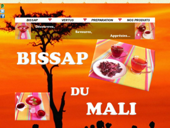 bissap-mali.com website preview