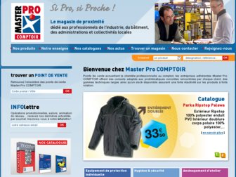 masterpro-comptoir.fr website preview