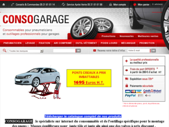 consogarage.com website preview