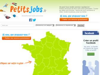 petitsjobs.fr website preview