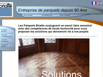 parquetsbriatte.fr website preview