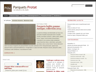 parquetsprotat-blog.com website preview