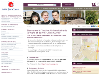iuvv.u-bourgogne.fr website preview