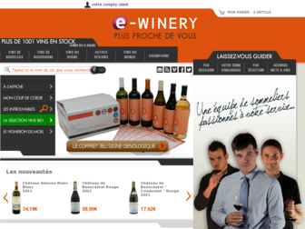 e-winery.fr website preview