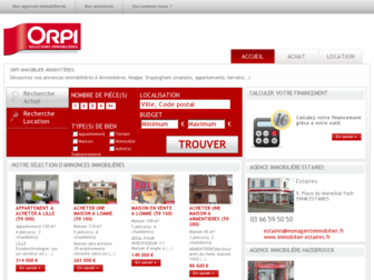 immobilier-armentieres.com website preview