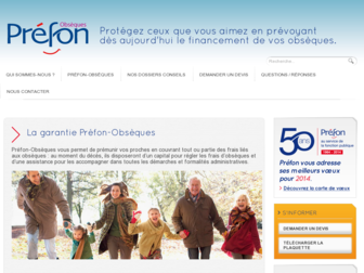 prefon-obseques.fr website preview