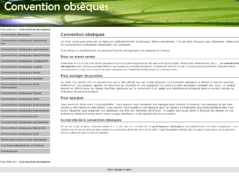 convention-obseque.fr website preview