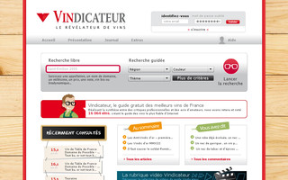vindicateur.fr website preview
