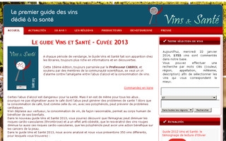 vins-et-sante.com website preview