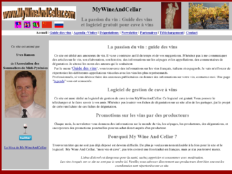 mywineandcellar.com website preview
