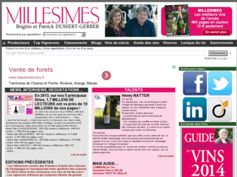 millesimes.fr website preview