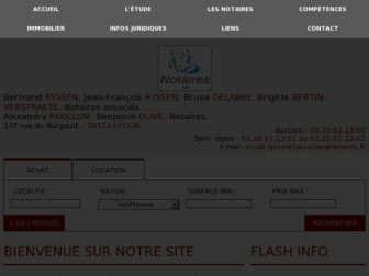 ryssen-delabre-bertin-seclin.notaires.fr website preview