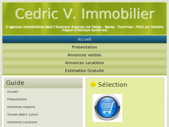 cedricv.fr website preview