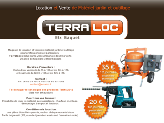 terraloc.fr website preview
