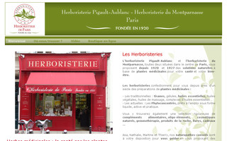 herboristeriedeparis.fr website preview