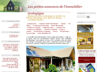 immobilierecologique.fr website preview