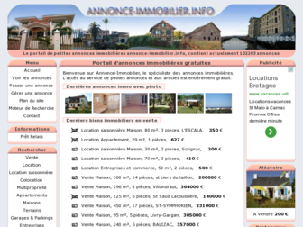 annonce-immobilier.info website preview