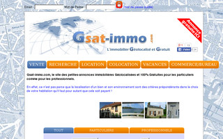 gsat-immo.com website preview