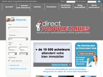 directproprietaires.com website preview