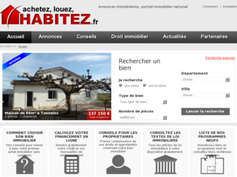 habitez.fr website preview