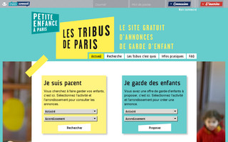 lestribus.paris.fr website preview