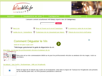 winewiki.fr website preview