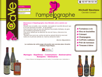 ampelographe-caviste.com website preview