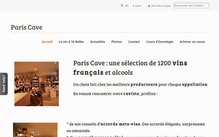 pariscave.com website preview