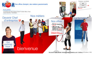 u-emploi.com website preview