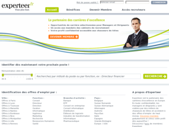 experteer.fr website preview