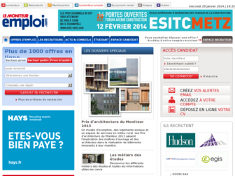 emploi-btp.lemoniteur.fr website preview