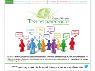 transparence-interim.fr website preview