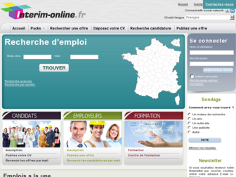 interim-online.fr website preview
