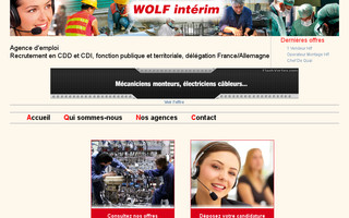 wolf-interim.com website preview