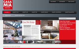casamiadesign.fr website preview
