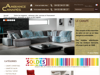 ambiance-canapes.com website preview