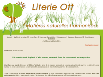 literie-ott.fr website preview