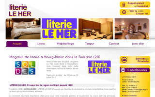 literie-leher.com website preview