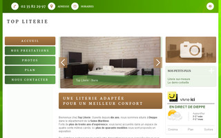 top-literie-dieppe.fr website preview