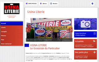 usina-literie.fr website preview