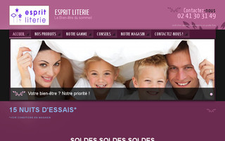 espritliterie.fr website preview