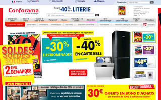 conforama.fr website preview