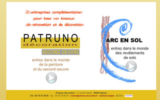 patruno-decoration.fr website preview