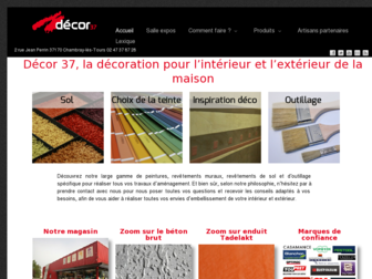 decor37.fr website preview