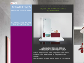aquathermes-salle-de-bains.fr website preview