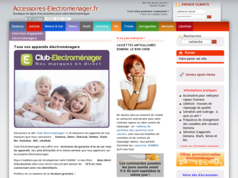 accessoires-electromenager.fr website preview