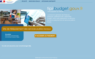 tipi.budget.gouv.fr website preview
