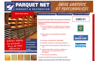 parquet-net-toulouse.fr website preview