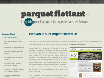 parquetflottant.fr website preview